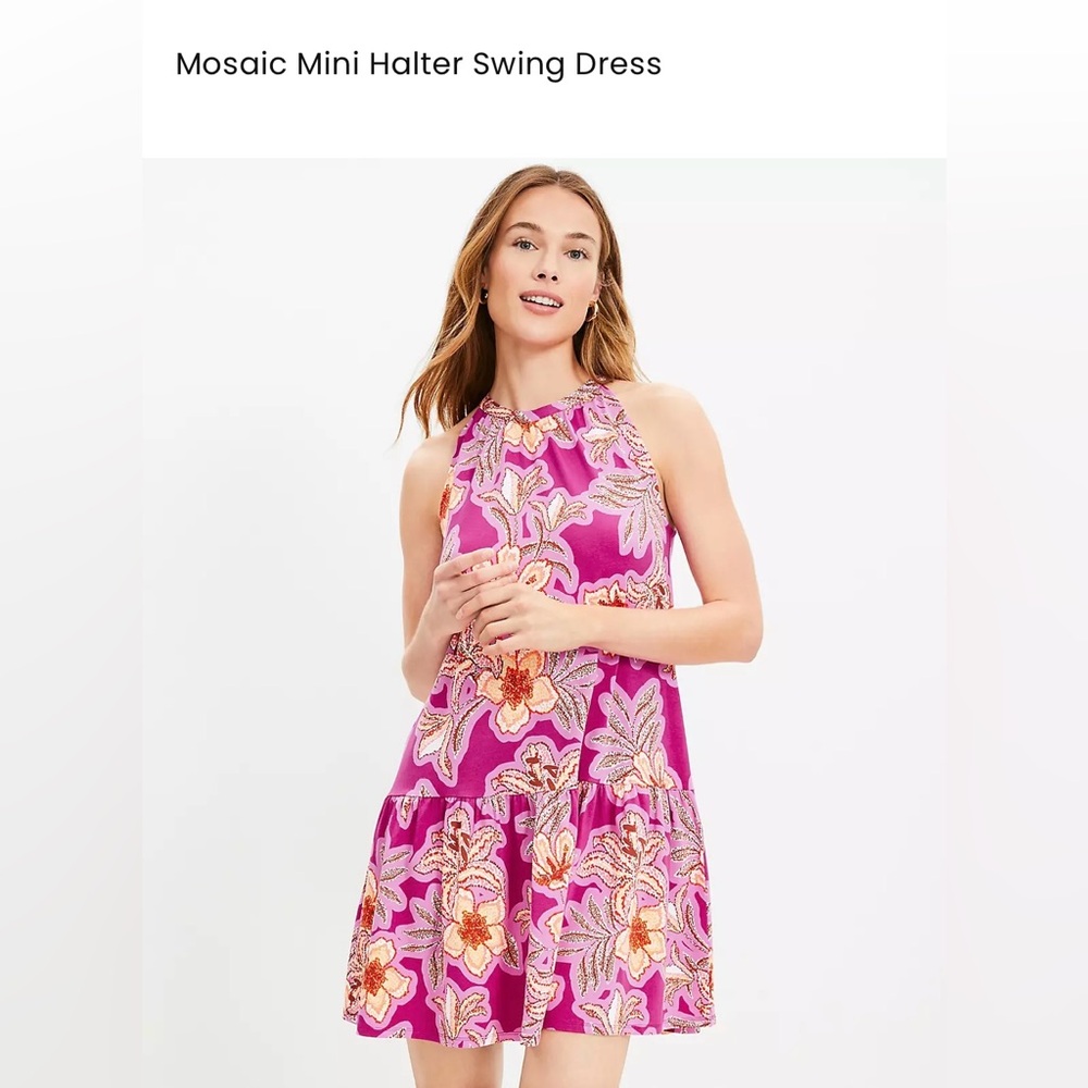NWT Women’s LOFT Mini Swing Dress